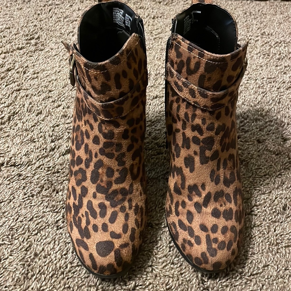 Leopard Booties